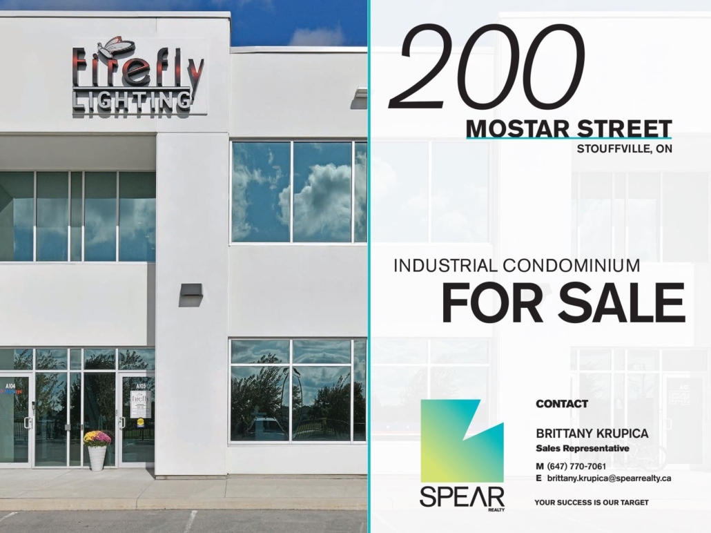 200 Mostar St, WhitchurchStouffville, ON Spear Realty