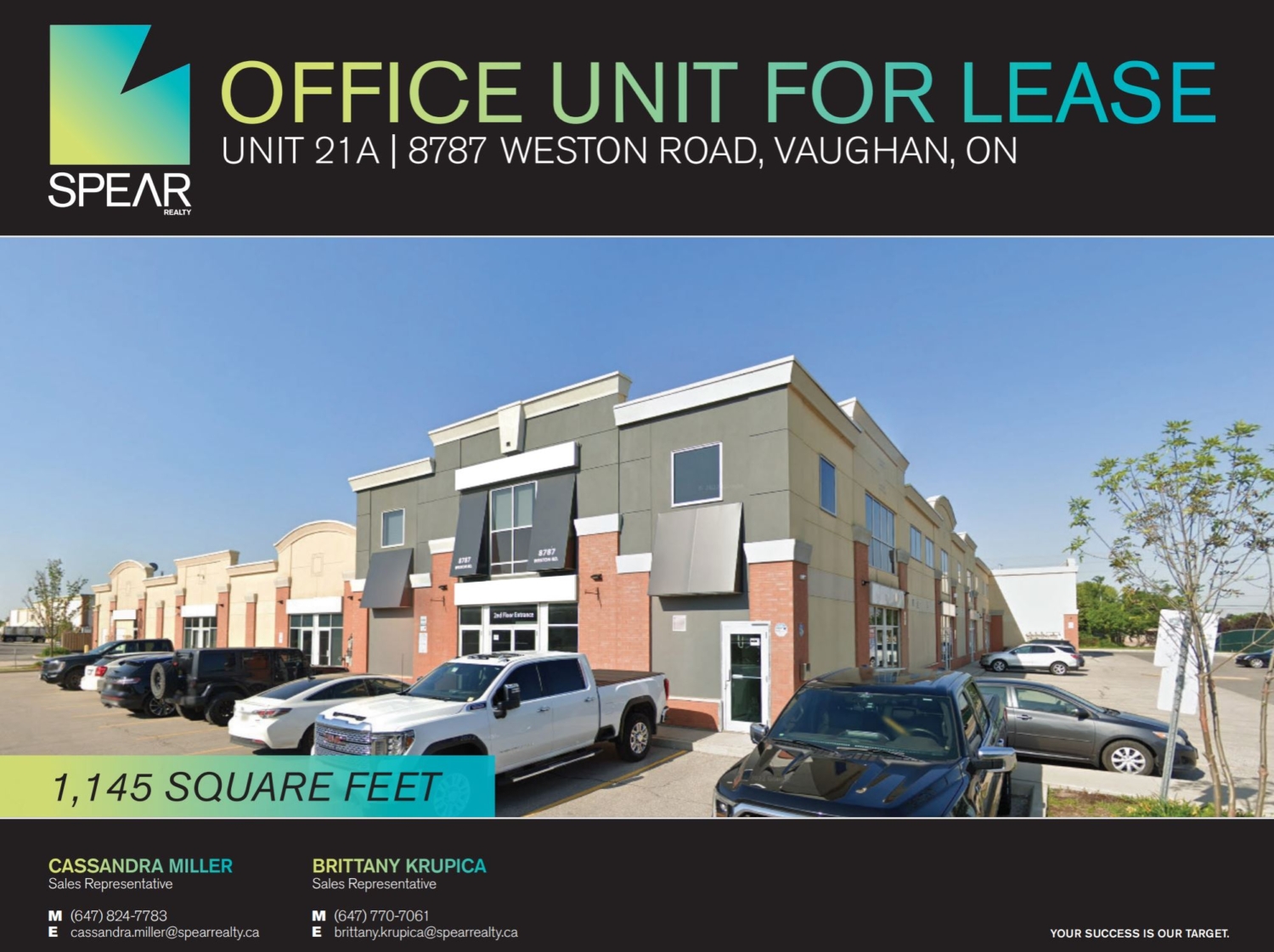 8787 Weston Rd, Vaughan, ON Spear Realty